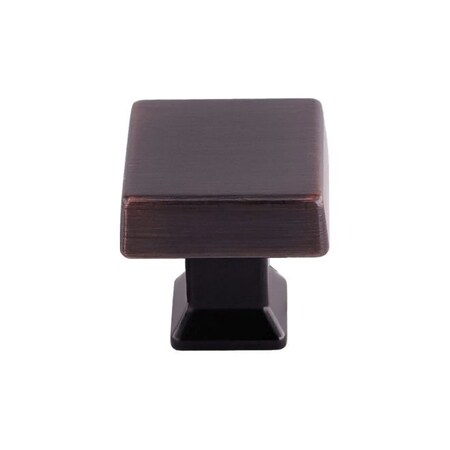 Crown 1-1/4" Square Colorado Cabinet Knob Oil Rubbed Bronze Finish CHK9472310B